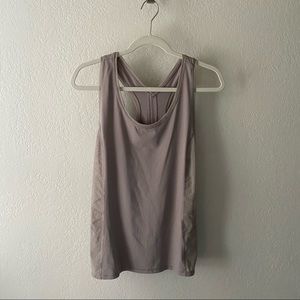 Lululemon Purple Racerback Tank w/ Mesh Panels - 8
